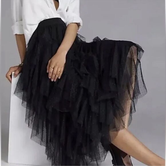 Fluffy Mesh Tutu Skirt - Fashionable Casual Style - Rich Solid Tulle - Picture 8 of 9